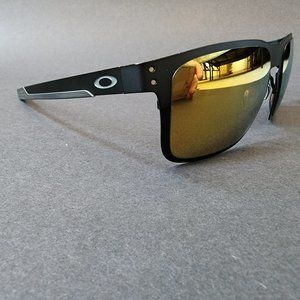 OAKLEY Holbrook Metal Prizm Polarized Sunglasses Mens (Gold Orange Lens)